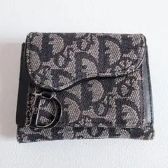 Dior ディオール　トロッター　サドル　金具　ウォレット 三つ折り　財布