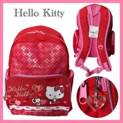 新品タグ付✨Hello Kitty ハローキティ 平成レトロ リュックサック 赤のサムネイル