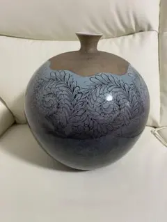 光陽九谷　九谷焼　陶器花瓶