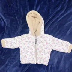 CUCCO KIDS フラワープリントアウター　(リバーシブル)