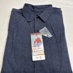 新品未使用　タグ付き　Freude ネイビー 長袖シャツ LL