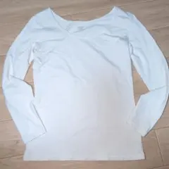 極暖ヒートテックコットンUネックT エクストラウォーム ユニクロ ホワイト S