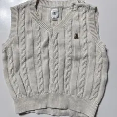 baby GAP ベビーベスト 12-16ヶ月 アイボリー