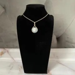 WEDGWOOD ネックレス 陶器 ペールブルー カメオ