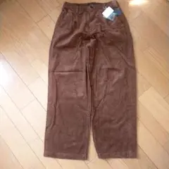 RAGEBLUE ブラウン コーデュロイ ワイドパンツ M