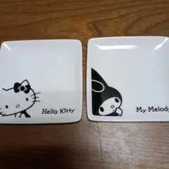 Hello Kitty & My Melody 皿 2枚セット
