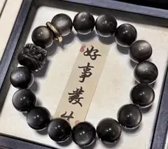 天然石 ブレスレット 黒曜石 運気 厄除け アクセサリー パワーストーン 数珠