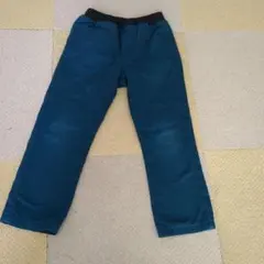 青緑 長ズボン 120　裏起毛