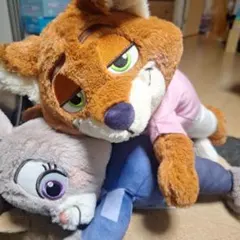 ズートピア ぬいぐるみ ジュディ ニック セット - メルカリ