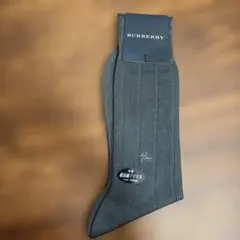 BURBERRY メンズ ソックス 25cm ダークグレー#1のサムネイル