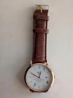 【腕時計/クォーツ】４１７ＥＤＩＦＩＣＥ（メンズ/電池切れ/ジャンク品）
