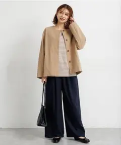 スタジオクリップ ストレートイージーパンツ S