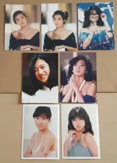 中森明菜さん 生写真 7枚