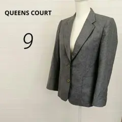 ウール✨QUEENS COURT テーラードジャケット グレー【M】H10033のサムネイル