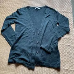 shuce ダークグリーン ボタン付きカーディガンのサムネイル