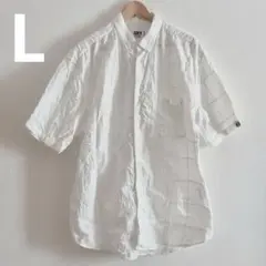 Supreme GOODENOUGH Patchwork S/S Shirt白L Supreme GOODENOUGH Patchwork S/S Shirt White Men's - SS25 - US