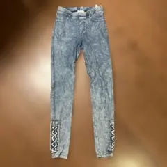 H&M キッズ ストレス ジーンズ スキニー