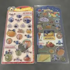 スンスン　うるちゅるポップシール　ドロップジュエリーシール　２点セット