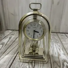 CITIZEN アーチ型置時計 シルバー