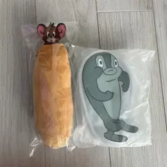 トムとジェリー　ハッピーくじ　D賞 ポーチ 2種