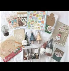 【最終値下げ】クリスマス アイテム グッズ セット ツリー スノードーム カードのサムネイル
