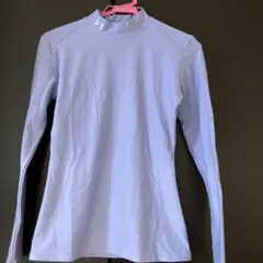 Under Armour 薄紫色 ハイネック長袖シャツ LG
