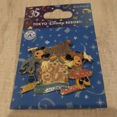東京ディズニーリゾート 35周年 ピンバッジ
