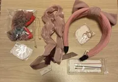 ピンク系アクセサリー7点セット