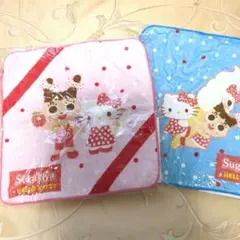 スガキヤ×ハローキティ　ハンカチタオル　２枚　非売品　　　未使用未開封