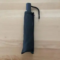 ブラック　ワンタッチ自動開閉　折りたたみ傘