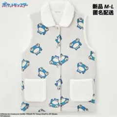 【新品】カビゴン　ボアベスト　ベスト　スリーパー　ルームウェア　ポケモン　M-L