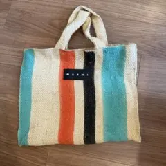 MARNI チェッカーボード ニット バッグ - メルカリ