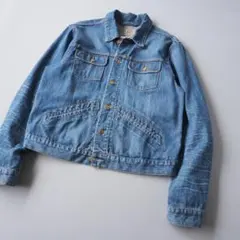 希少・美品】ラルフローレン パフスリーブ ダメージ加工 デニム 