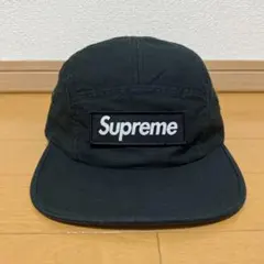Supreme NYCO Twill Camp Cap ブラック 17aw - メルカリ