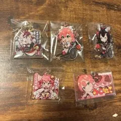 ホロライブ　アクリルキーホルダー 5個セット