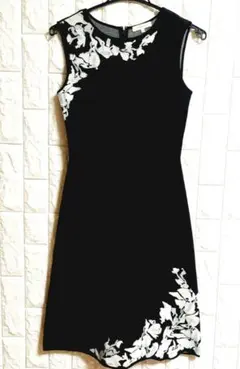 EPOCA（エポカ）ノースリーブ　ニットワンピース　フラワー刺繍　M　63のサムネイル