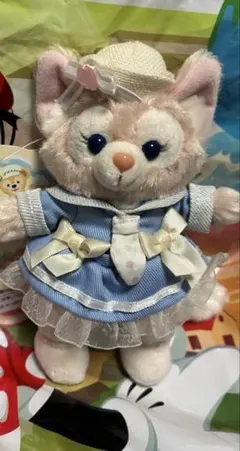 ディズニーシー25周年　ダッフィー＆フレンズ　リーナベル　ぬいぐるみバッジ