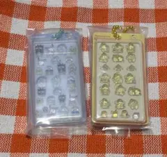 サンリオ ボンボンドロップ シール ミニチュア チャーム ガチャ 2点セット