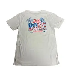 プリントTシャツ　BILLABONG サーフ系　ホワイト　L 古着　8Sa
