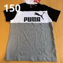 男の子　男児　PUMA ASIA FIT 半袖Tシャツ 150サイズ 黒白グレーのサムネイル