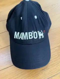 MAMBO 黒 キャップ 緑つば