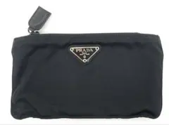 T06/088 PRADA プラダ 三角ロゴ ポーチ 小物入れ コスメポーチのサムネイル