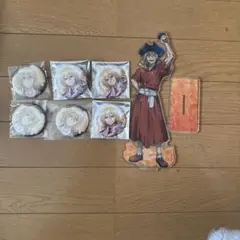 七海龍水　缶バッジ6個、アクリルスタンドセット