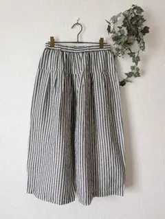 未使用 SUN VALLEY サンバレーリネンコットンタックパンツのサムネイル