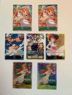絶版 ナミ 8枚セット ミラバト ミラクルバトルカードダス ワンピース