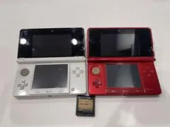 『★ポケモンHG付き』ニンテンドー3DS 本体 ホワイト レッド