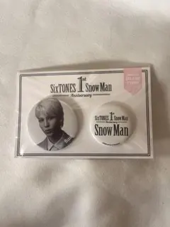 ラウール 1st Anniversary Snow Man 缶バッジ