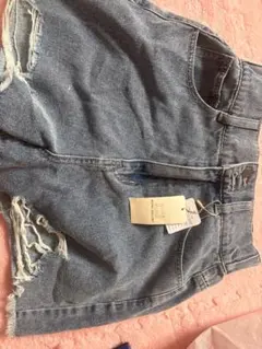 RETRO GALLERY デニムショートパンツ ダメージ加工