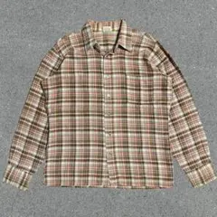 【70s】McGREGOR flannel-shirt ネルシャツ　プリネル