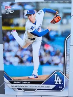 2025 Topps Now #307 初ピッチ Dodgers 大谷